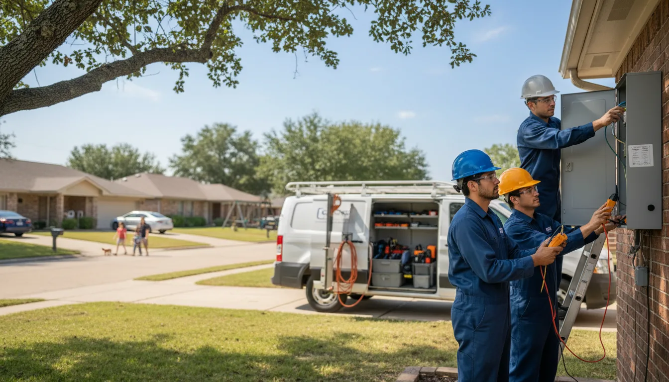 Certified electrician providing emergency electrical services in Charleston, IL